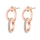 luxury double hoop earrings