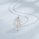 silver clover necklace