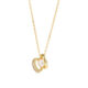 gold plated silver necklace