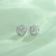 luxury zircon ear stud