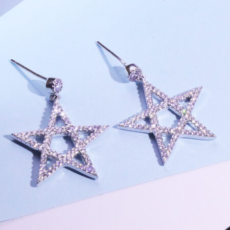 Stylish star- earrings