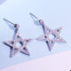 Stylish star- earrings