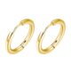 Earrings, 18K Gold Plated