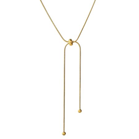 Sleek 18K Gold-Plated Necklace