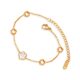 "Flower Meadow" Bracelet, 18K Gold Plated