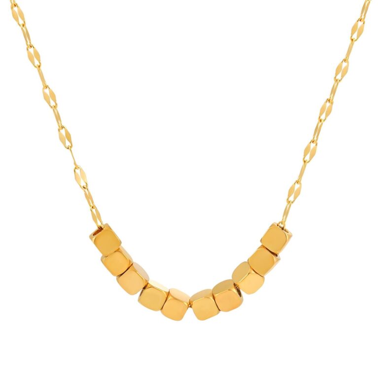 Elegant 18K Gold-Plated 316L Stainless Steel Necklace