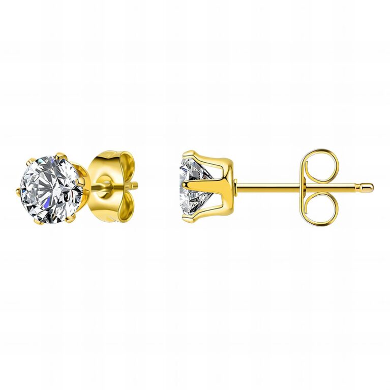 Earrings, 18K Gold Plated