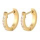 Earrings, 18K Gold Plated