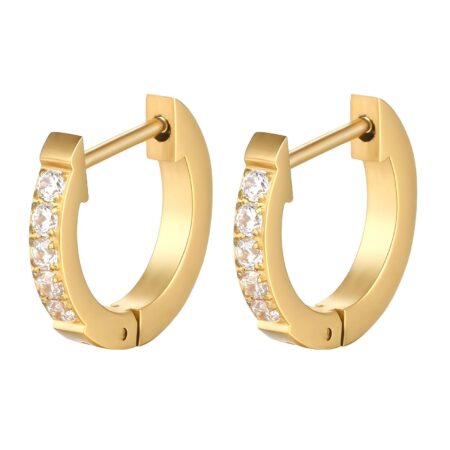 Earrings, 18K Gold Plated