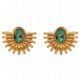 Earrings, 18K Gold Plated