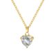"Heart" Necklace, 18K Gold Plated