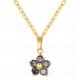 "Flower" Necklace, 18K Gold Plated