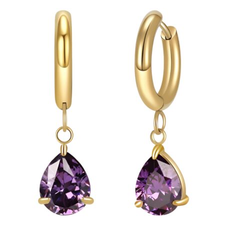 Earrings, 18K Gold Plated