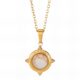 Elegant Necklace, 18K Gold Plated