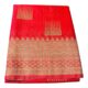 Rose Red Pure Silk Saree with Rich Gold Zari Weaving | Traditional Banarasi Style Silk Saree