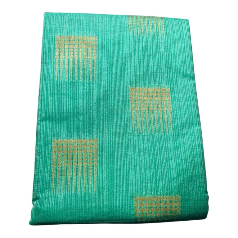 Emerald Green Pure Silk Saree with Rich Gold Zari Weaving | Traditional Banarasi Style Silk Saree
