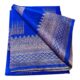 Royal Blue Pure Silk Saree with Rich Gold Zari Weaving | Traditional Banarasi Style Silk Saree